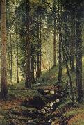 Ivan Shishkin The Brook in the Forest oil painting on canvas